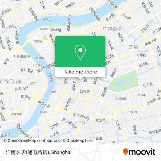 江南名店(浦电路店) map