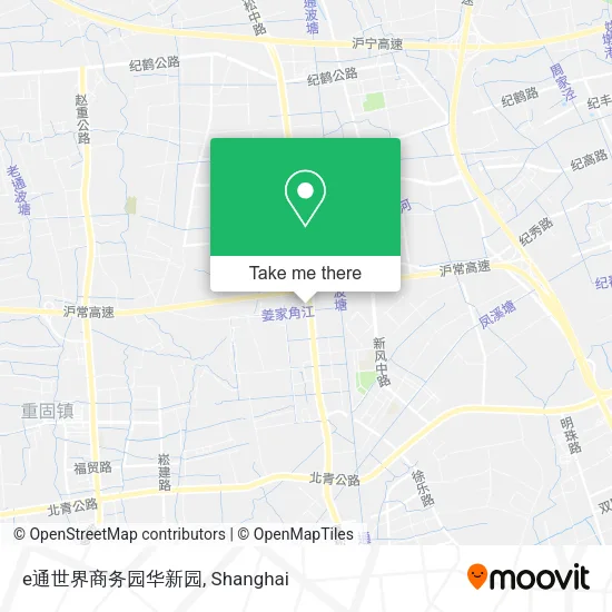 e通世界商务园华新园 map