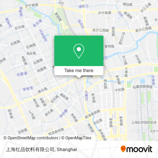 上海红品饮料有限公司 map