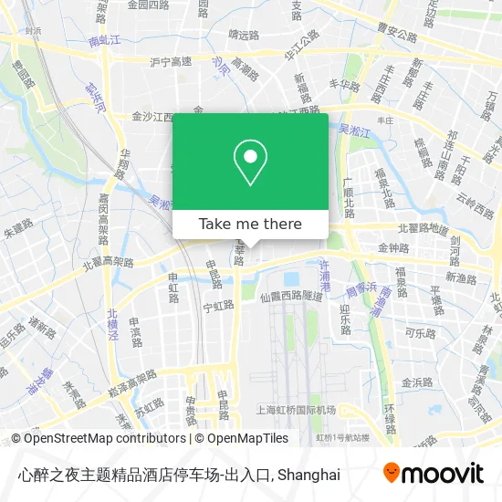 心醉之夜主题精品酒店停车场-出入口 map