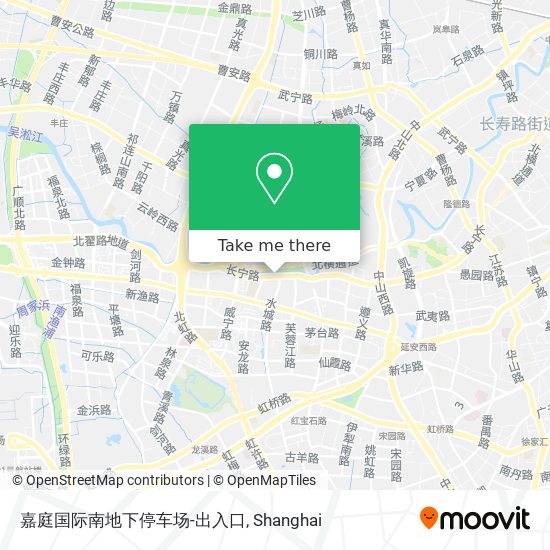 嘉庭国际南地下停车场-出入口 map