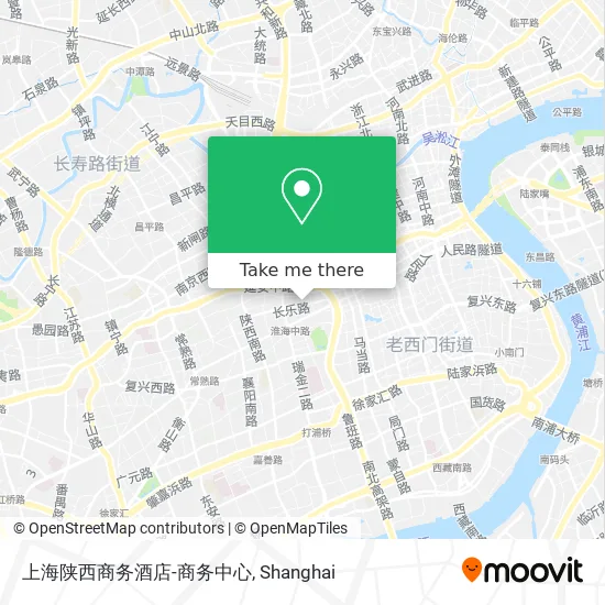 上海陕西商务酒店-商务中心 map