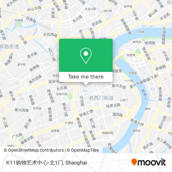 K11购物艺术中心-北1门 map