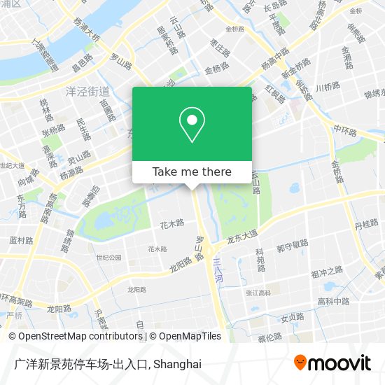 广洋新景苑停车场-出入口 map