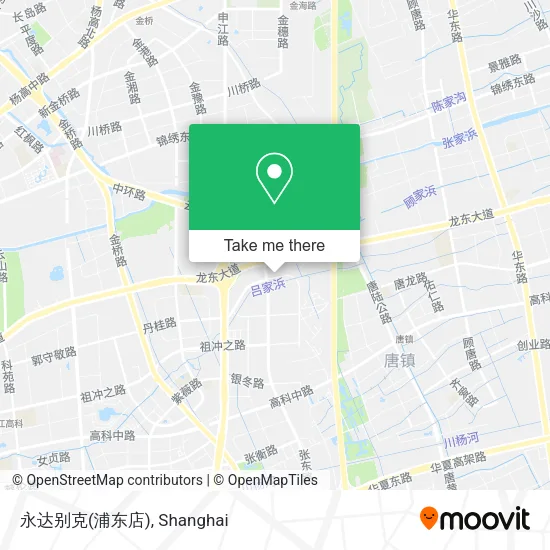 永达别克(浦东店) map