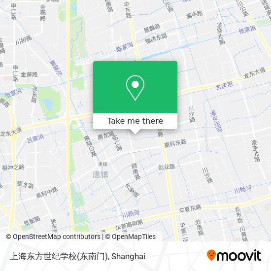 上海东方世纪学校(东南门) map
