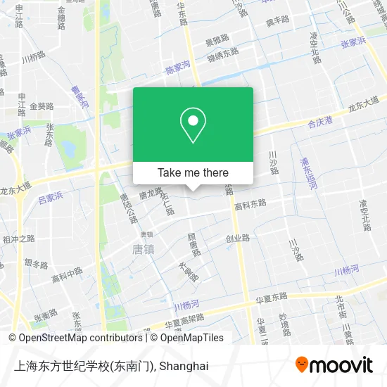 上海东方世纪学校(东南门) map