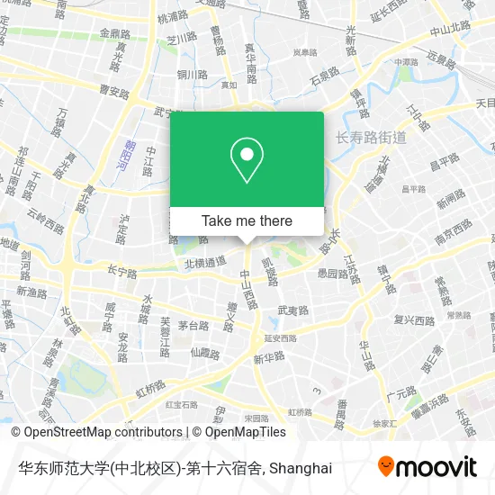 华东师范大学(中北校区)-第十六宿舍 map
