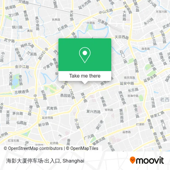 海影大厦停车场-出入口 map