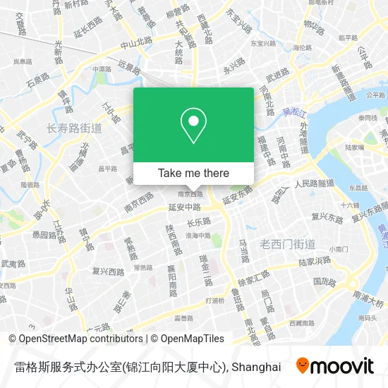 雷格斯服务式办公室(锦江向阳大厦中心) map