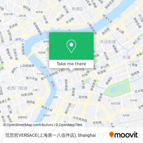 范思哲VERSACE(上海第一八佰伴店) map