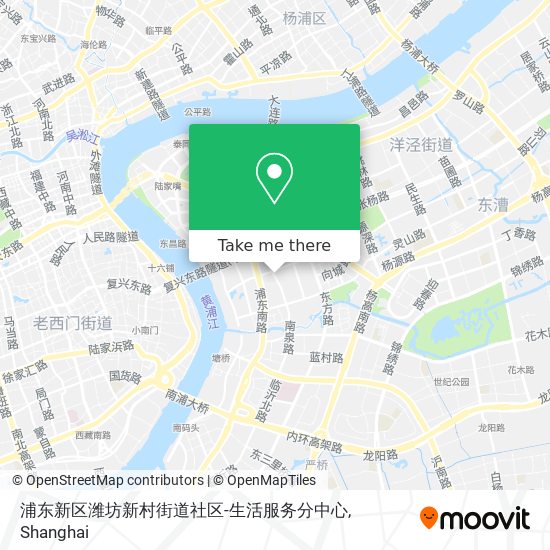 浦东新区潍坊新村街道社区-生活服务分中心 map