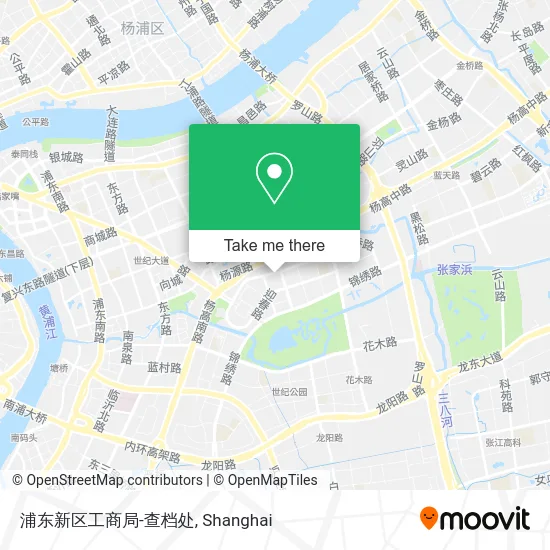 浦东新区工商局-查档处 map