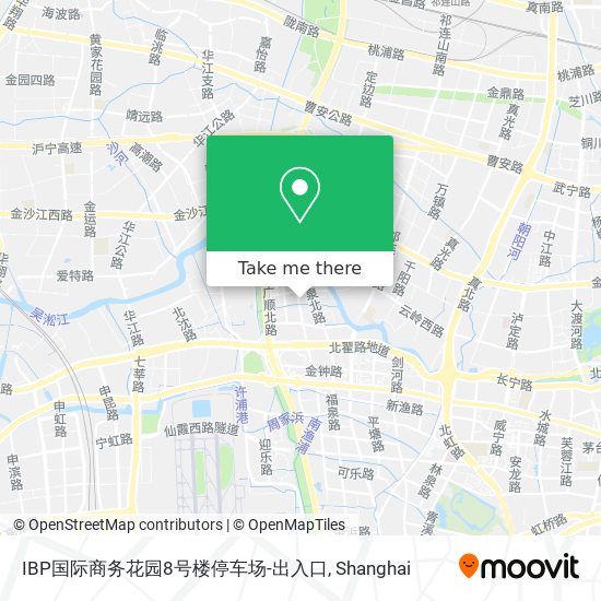 IBP国际商务花园8号楼停车场-出入口 map