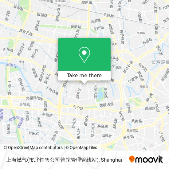上海燃气(市北销售公司普陀管理管线站) map