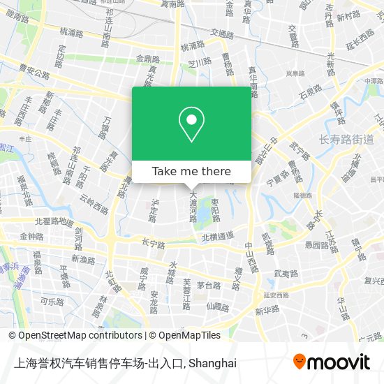 上海誉权汽车销售停车场-出入口 map