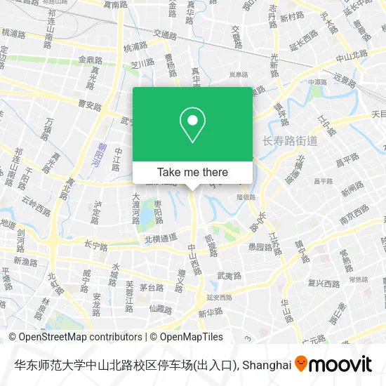 华东师范大学中山北路校区停车场(出入口) map