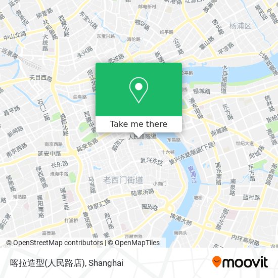 喀拉造型(人民路店) map