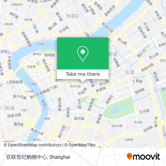 百联世纪购物中心 map