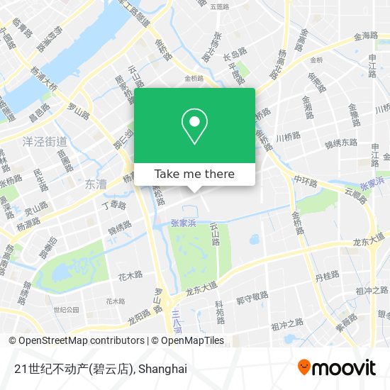 21世纪不动产(碧云店) map