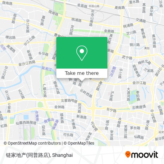 链家地产(同普路店) map
