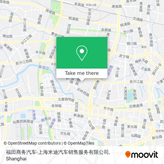 福田商务汽车-上海米迪汽车销售服务有限公司 map