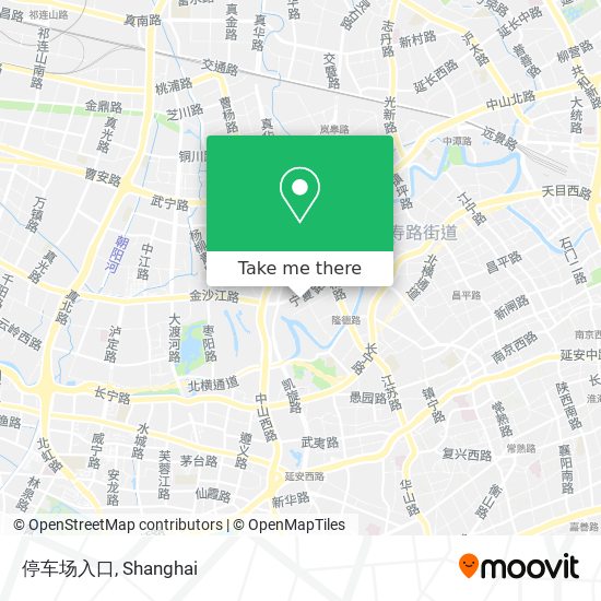 停车场入口 map