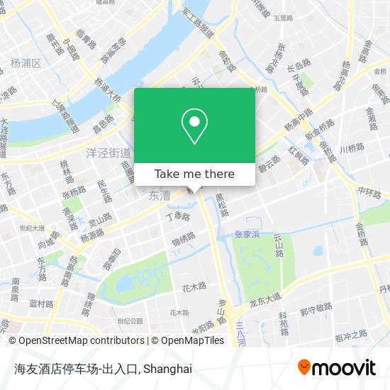 海友酒店停车场-出入口 map