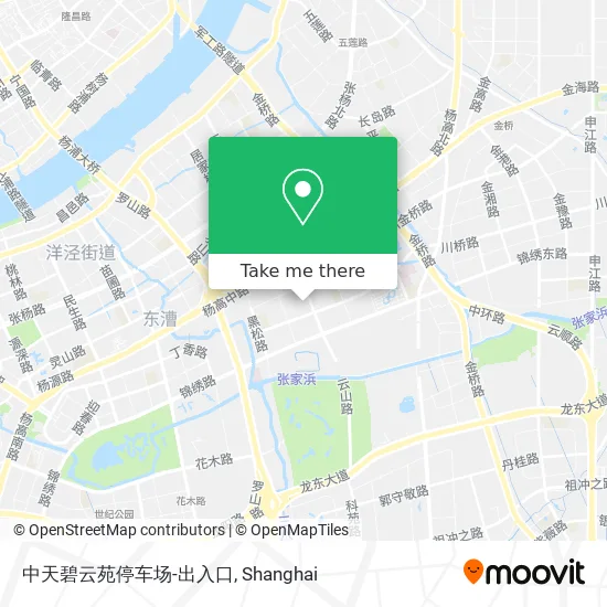 中天碧云苑停车场-出入口 map