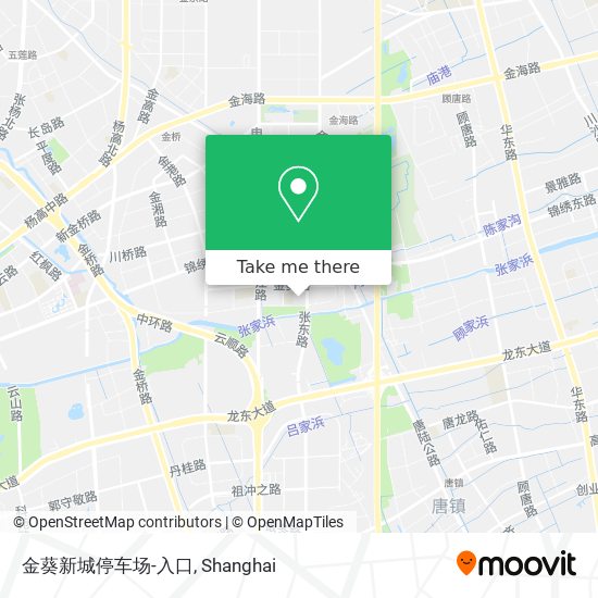 金葵新城停车场-入口 map