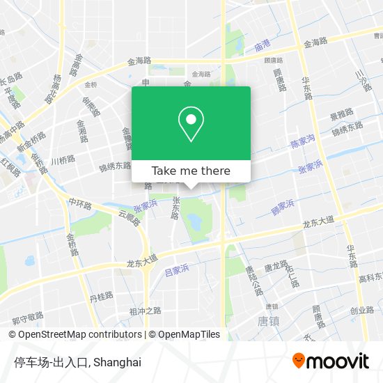 停车场-出入口 map