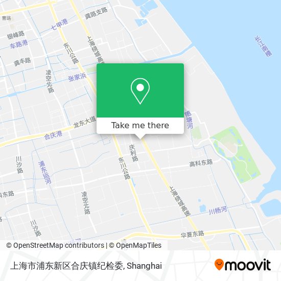 上海市浦东新区合庆镇纪检委 map