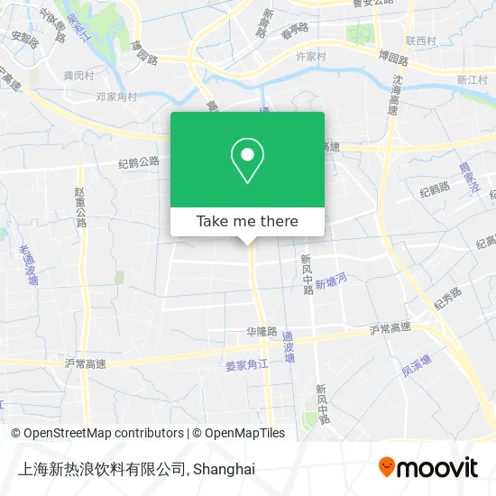 上海新热浪饮料有限公司 map