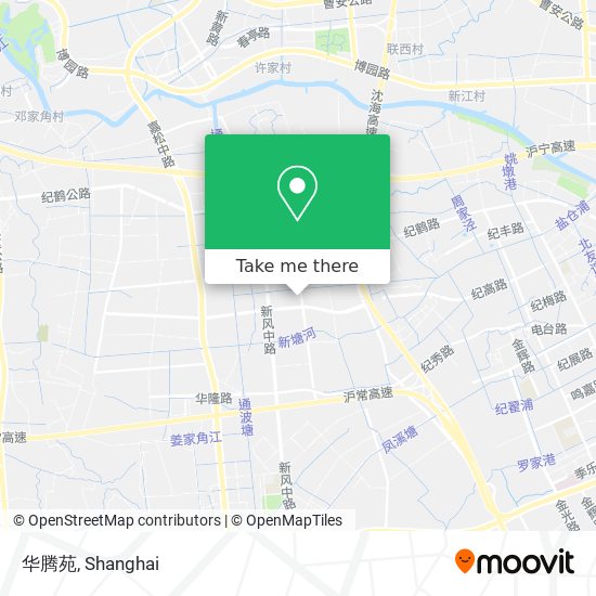 华腾苑 map