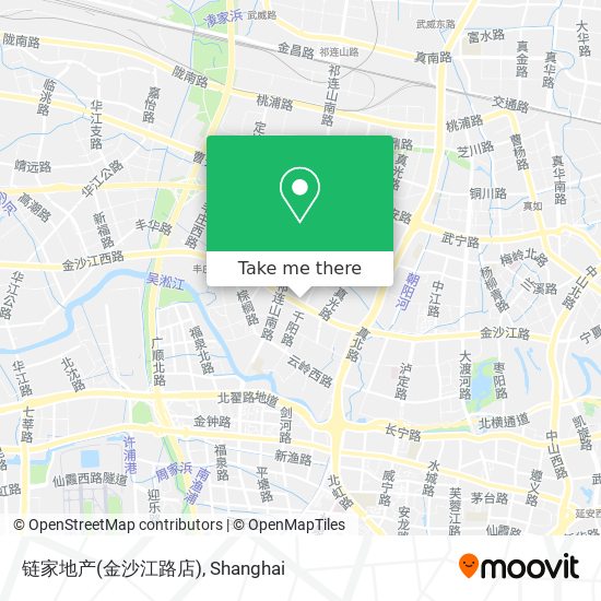 链家地产(金沙江路店) map