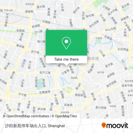 沙田新苑停车场出入口 map