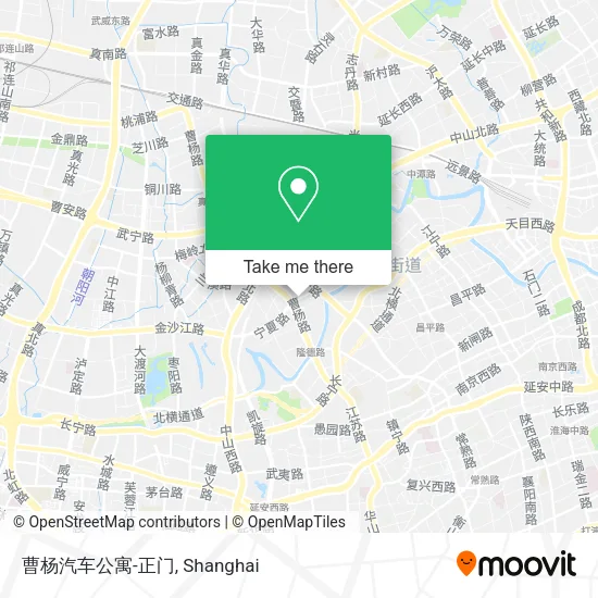 曹杨汽车公寓-正门 map