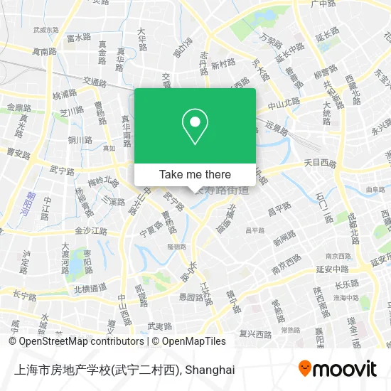 上海市房地产学校(武宁二村西) map