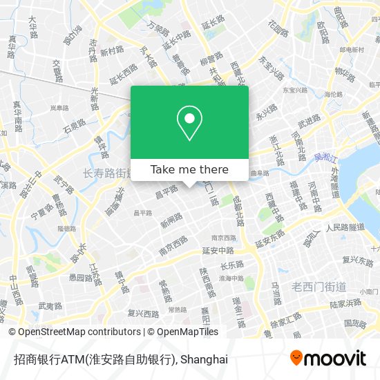 招商银行ATM(淮安路自助银行) map