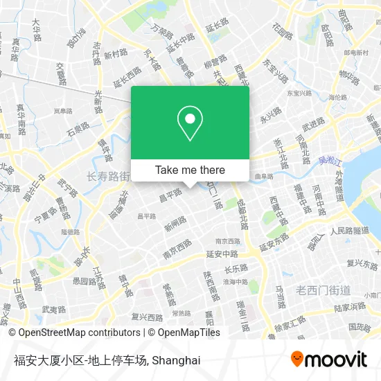 福安大厦小区-地上停车场 map