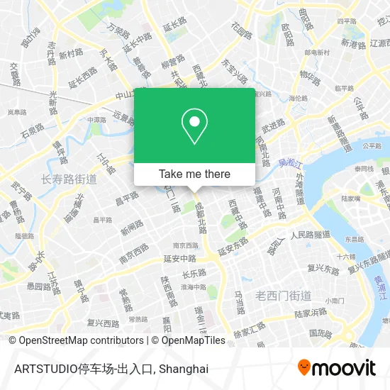 ARTSTUDIO停车场-出入口 map