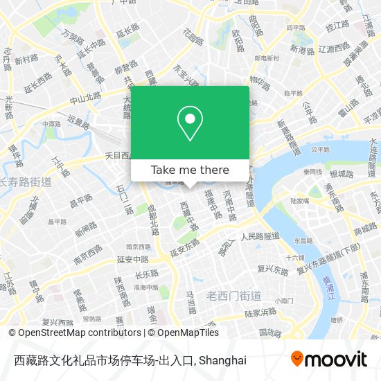 西藏路文化礼品市场停车场-出入口 map
