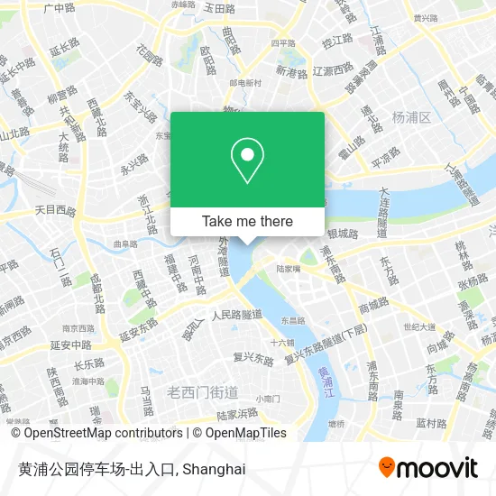 黄浦公园停车场-出入口 map