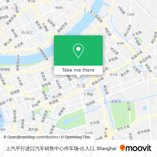 上汽平行进口汽车销售中心停车场-出入口 map