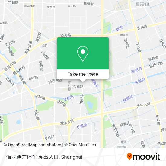 怡亚通东停车场-出入口 map