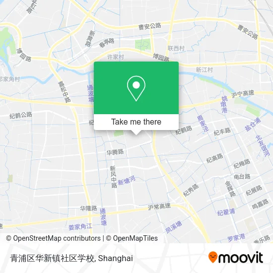 青浦区华新镇社区学校 map