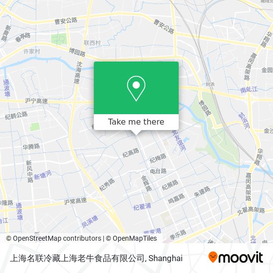 上海名联冷藏上海老牛食品有限公司 map