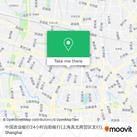 中国农业银行24小时自助银行(上海真北商贸区支行) map