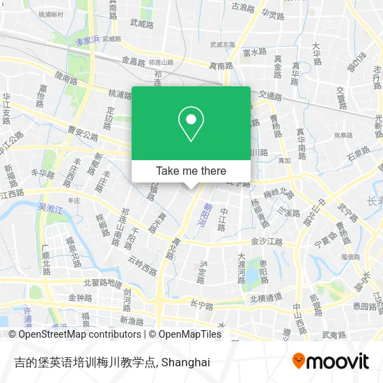 吉的堡英语培训梅川教学点 map