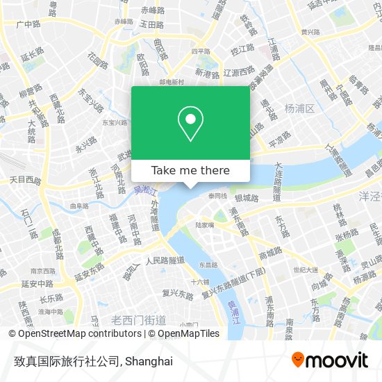 致真国际旅行社公司 map